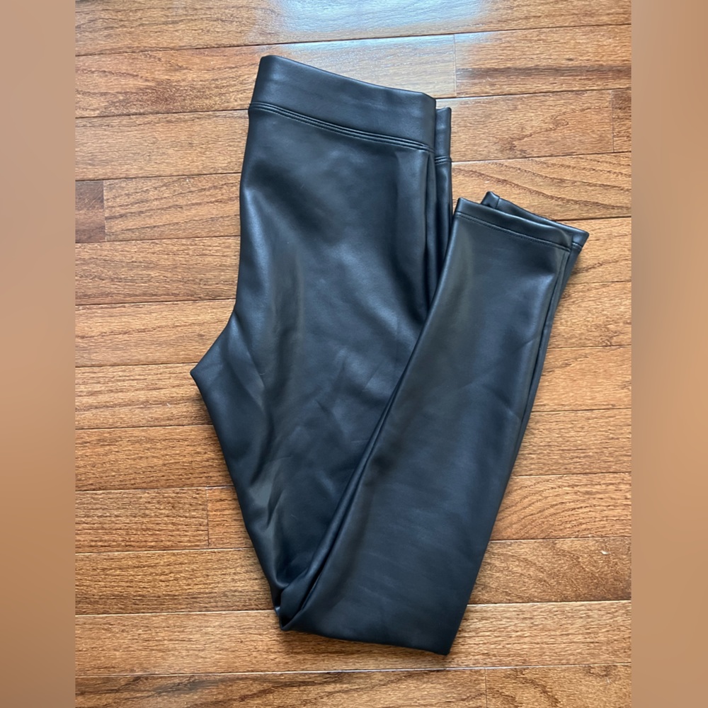 Express faux leather leggings